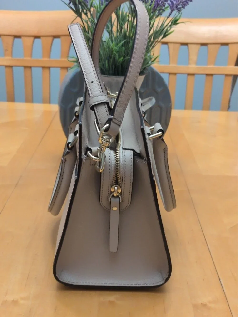 kate spade structured leather